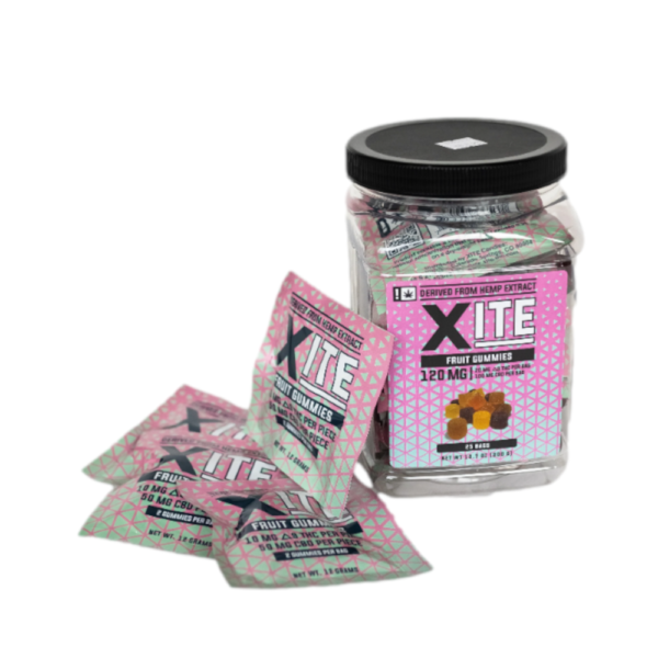 XITE 2PK D9 GUMMIES 25 CT TUB