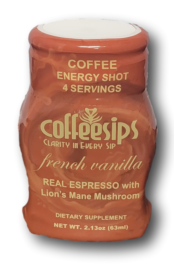 Coffeesips French Vanilla Shots | 4 Servings Bottle