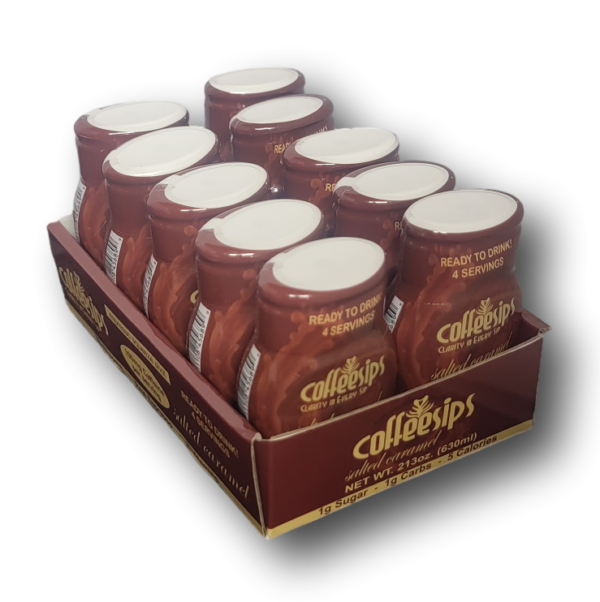 Coffeesips Salted Caramel Shots | 4 Servings Bottle - Image 2